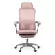 Scaune de birou cu tetiera si suport picioare OFF 430-Roz