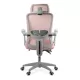 Scaune de birou cu tetiera si suport picioare OFF 430-Roz
