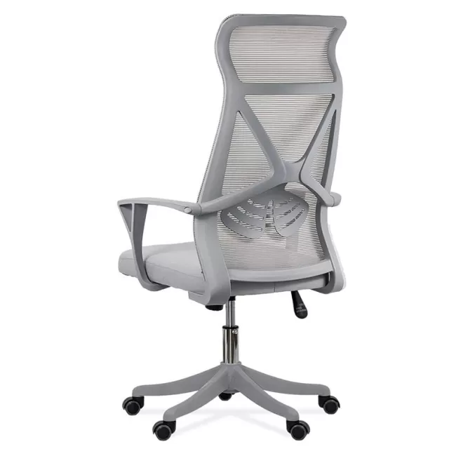 Scaun birou din mesh reglabil pe înăltime OFF 431 gri deschis