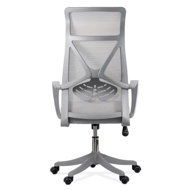 Scaun birou din mesh reglabil pe înăltime OFF 431 gri deschis