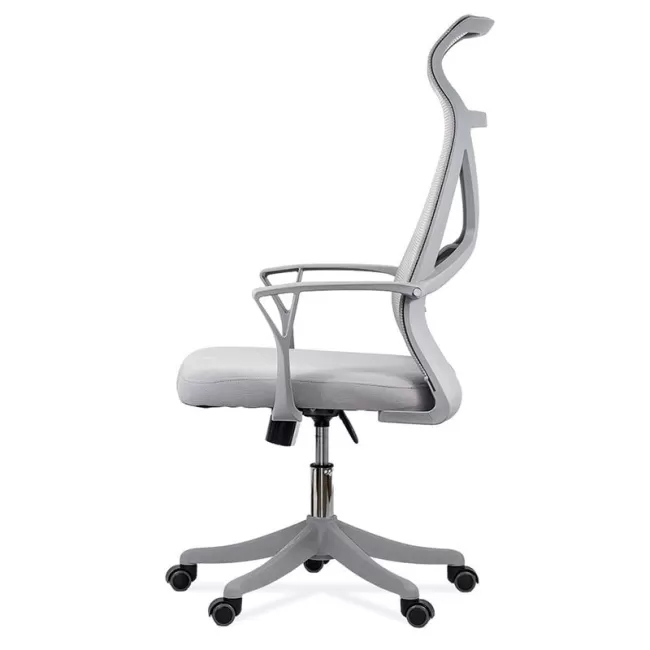 Scaun birou din mesh reglabil pe înăltime OFF 431 gri deschis