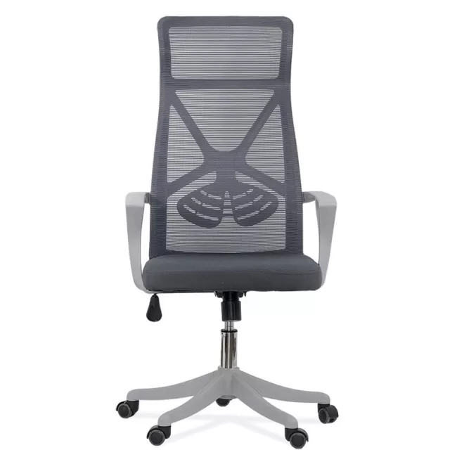 Scaun birou din mesh reglabil pe înălțime OFF 431 gri închis