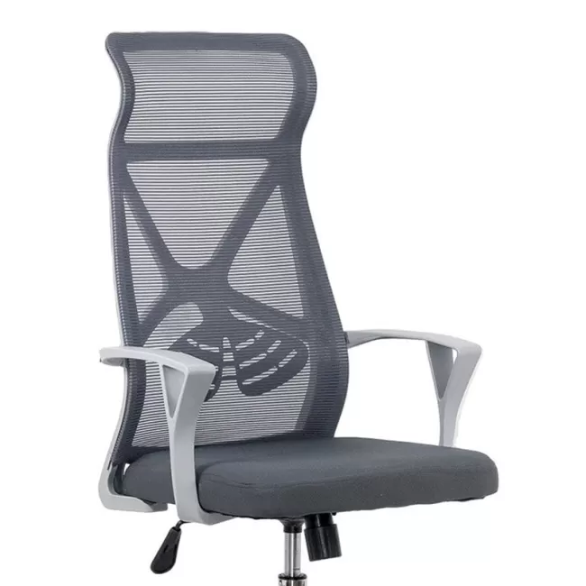 Scaun birou din mesh reglabil pe înălțime OFF 431 gri închis