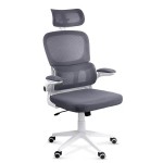 Scaun birou cu suport lombar și brațe rabatabile OFF 432 gri Scaun birou cu suport lombar și brațe rabatabile OFF 432 gri