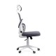 Scaun ergonomic pentru birou cu suport lombar și brațe rabatabile OFF 432 gri