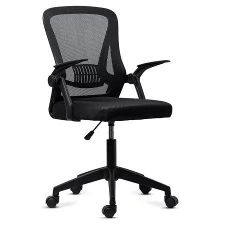 Scaun de birou cu brațe rabatabile OFF 433 negru