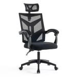 Scaun de birou, negru, mesh, rabatabil Office 434 Scaun de birou, negru, mesh, rabatabil Office 434
