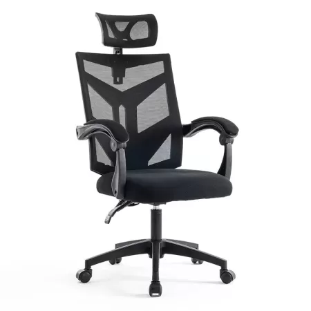 Scaun de birou, negru, mesh, rabatabil Office 434