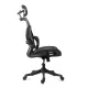 Scaun ergonomic de birou OFF 440 negru, mesh, suport lombar reglabil