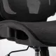 Scaun ergonomic de birou OFF 440 negru, mesh, suport lombar reglabil