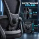 Scaun ergonomic de birou OFF 440 negru, mesh, suport lombar reglabil