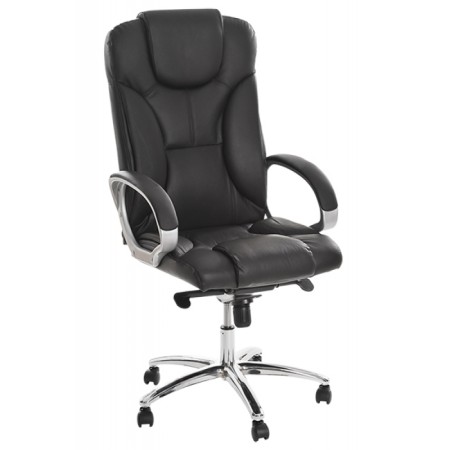 Scaun directorial din piele naturala cu design modern Scaun directorial din piele naturala cu design modern