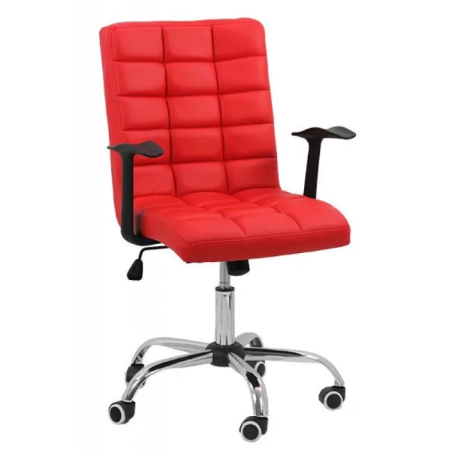 Scaun de birou model OFF 603 pe roșu