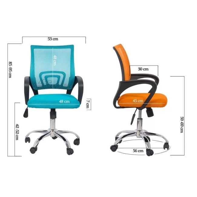 Scaun de birou ieftin și comod Office 619 Gri