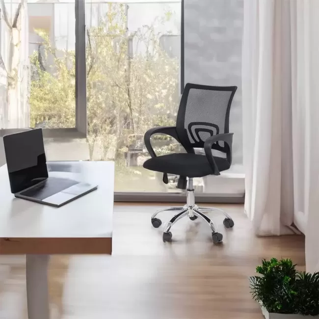 Scaun de birou ieftin Office 619 Negru