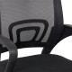 Scaun de birou ieftin Office 619 Negru