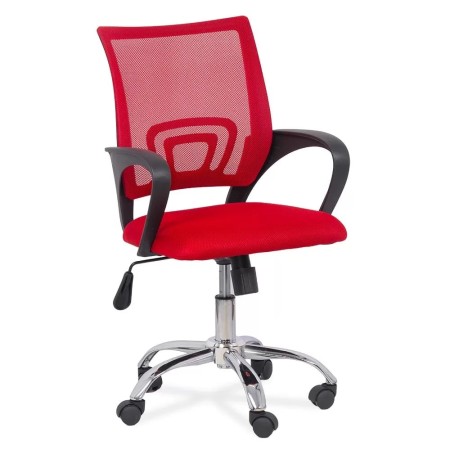 Scaun de birou ieftin și comod Office 619 Roșu