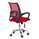 Scaun de birou ieftin și comod Office 619 Roșu