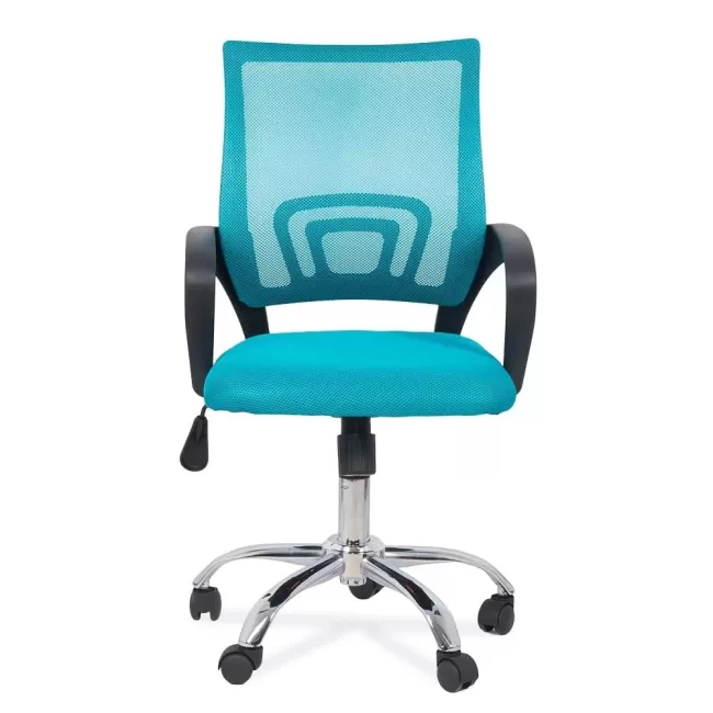 Scaun de birou ieftin și comod Office 619 Turcoaz