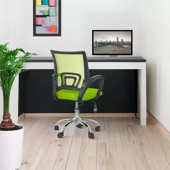 Scaun de birou ieftin și comod Office 619 Verde