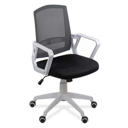 Scaun birou textil negru și mesh Office 624 Scaun birou textil negru și mesh Office 624