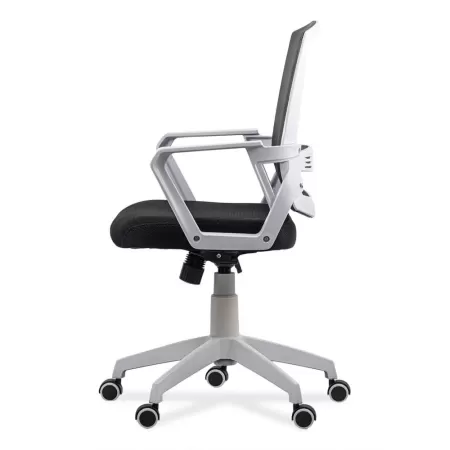 Scaun birou textil negru și mesh Office 624