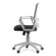 Scaun birou textil negru și mesh Office 624