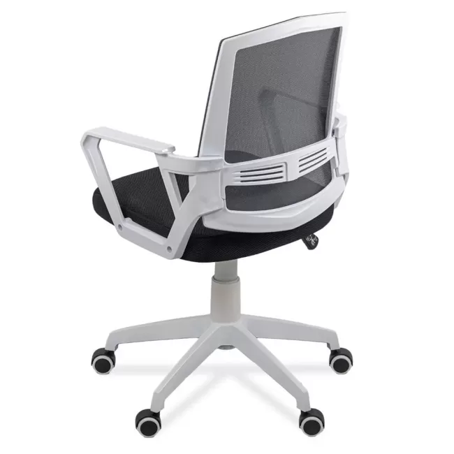 Scaun birou textil negru și mesh Office 624