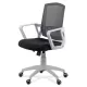 Scaun birou textil negru și mesh Office 624