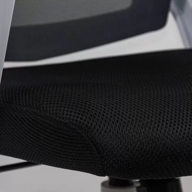 Scaun birou textil negru și mesh Office 624