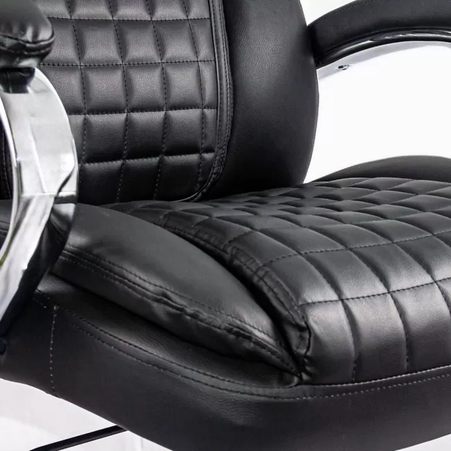 Scaun de birou directorial reglabil și rotativ din piele eco OFF 633