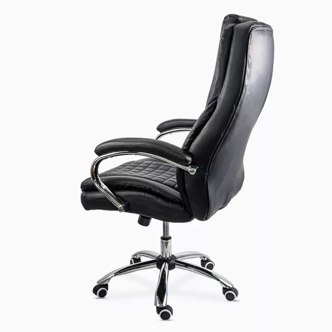 Scaun de birou directorial reglabil și rotativ din piele eco OFF 633