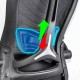 Scaun birou din mesh cu suport picioare reglabil OFF 650 Negru