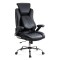 Scaun directorial negru Office 651 din piele