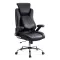 Scaun directorial negru Office 651 din piele