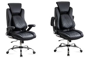 Scaune directoriale Office 651 cu suport lombar și tetieră reglabilă