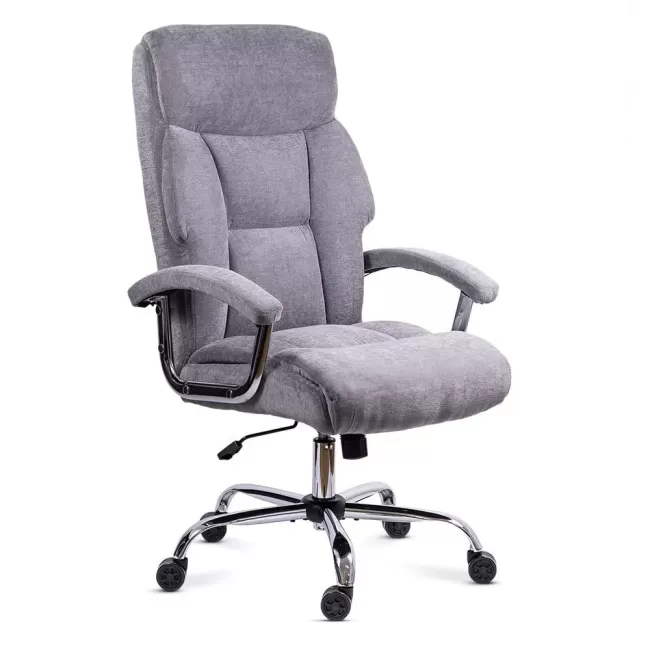 Scaun directorial din stofă cu arcuri OFF 709 gri