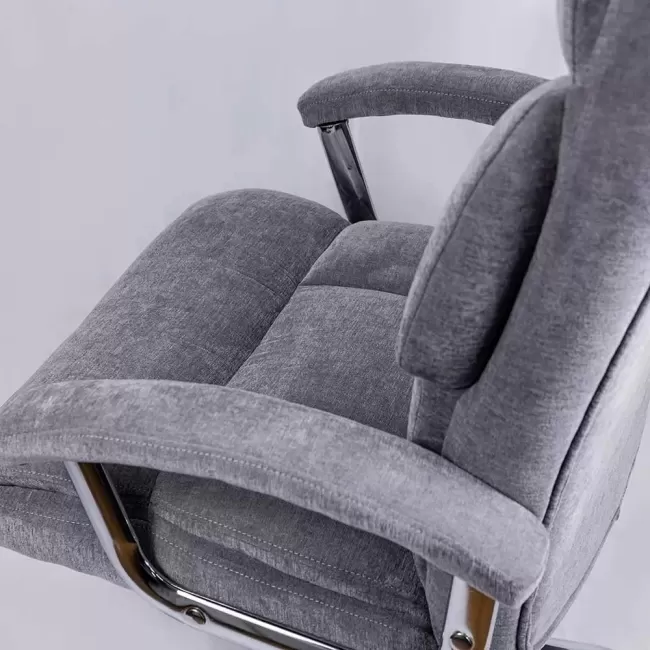 Scaun directorial din stofă cu arcuri OFF 709 gri