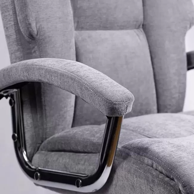 Scaun directorial din stofă cu arcuri OFF 709 gri