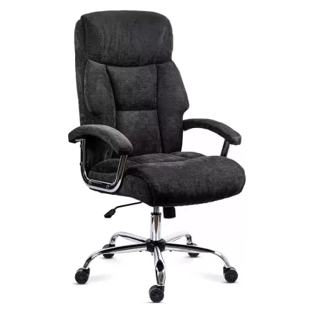 Scaun directorial din stofă cu arcuri OFF 709 negru