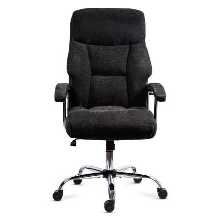 Scaun directorial din stofă cu arcuri OFF 709 negru