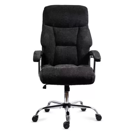 Scaun directorial din stofă cu arcuri OFF 709 negru