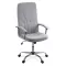 Scaun de birou tapițat cu material textil OFF710 Gri