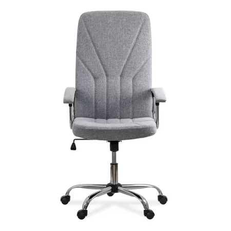 Scaun de birou tapițat cu material textil OFF710 Gri