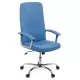 Scaun de birou tapițat cu material textil OFF710 albastru