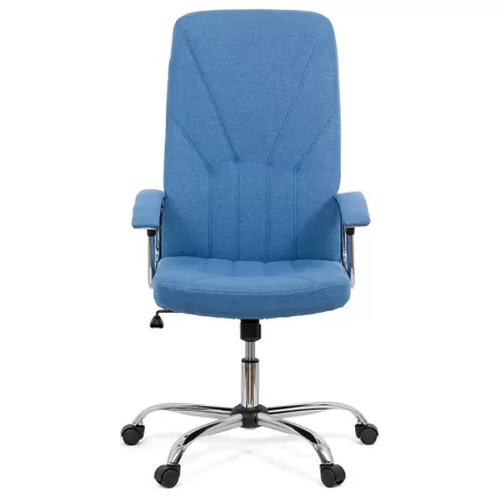 Scaun de birou tapițat cu material textil OFF710 albastru