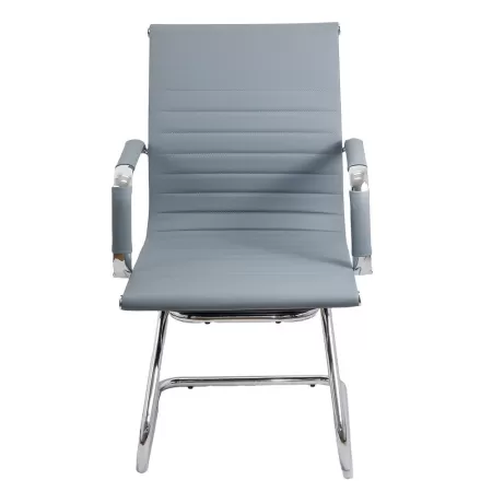 Scaune de conferință și vizitatori pe culoarea gri