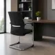 Scaun conferință, vizitator din mesh OFF 807 negru