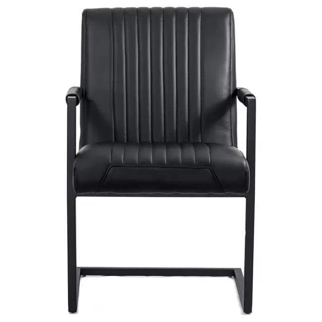 Scaun confortabil pentru conferinta OFF 834 negru