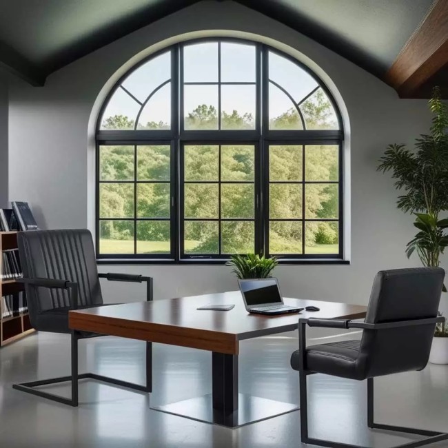 Scaun confortabil pentru conferinta OFF 834 negru